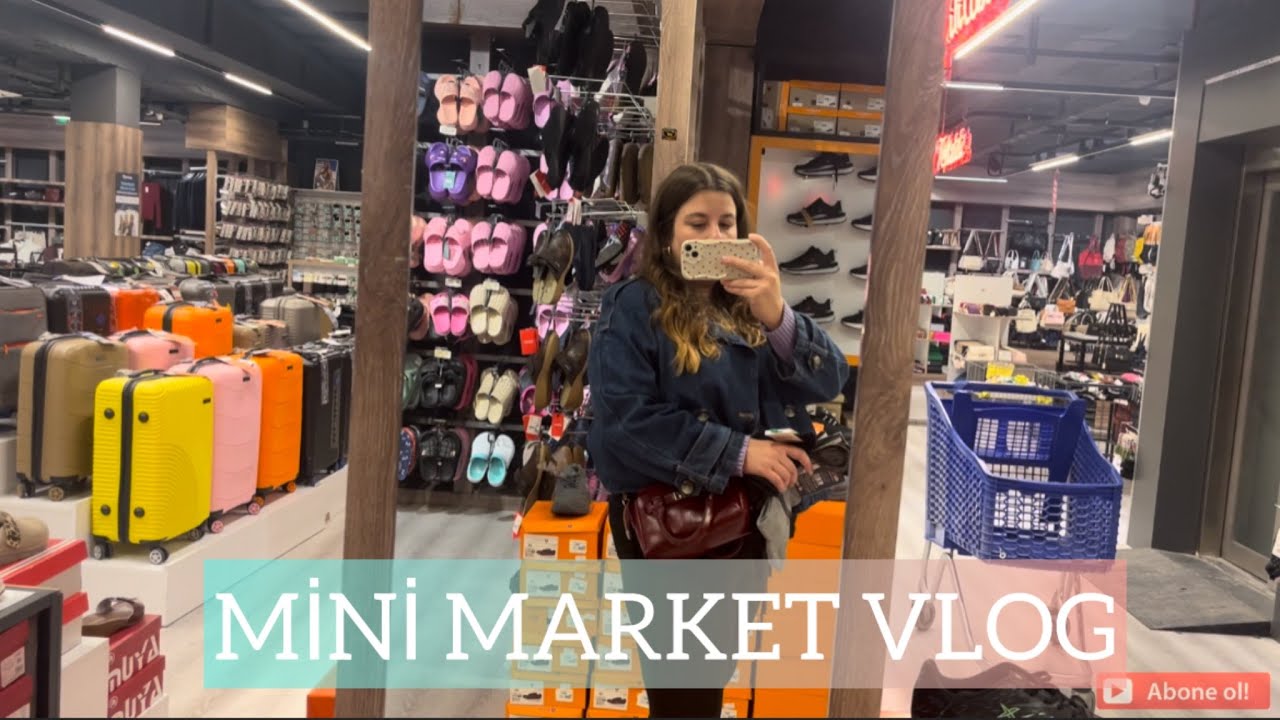 MİNİ MARKET VLOG 🌸 TAHTAKALE MARKET ALIŞVERİŞİM 🤓 #vlog #market 