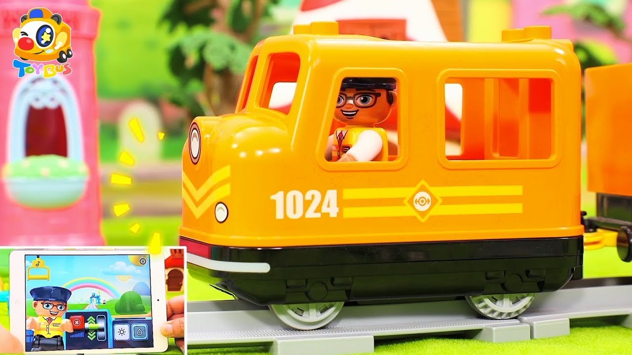 Lego Duplo Trains | Cartoon about train | Toy Train for Kids | Kids Toys | Kids Games  #ToyBus