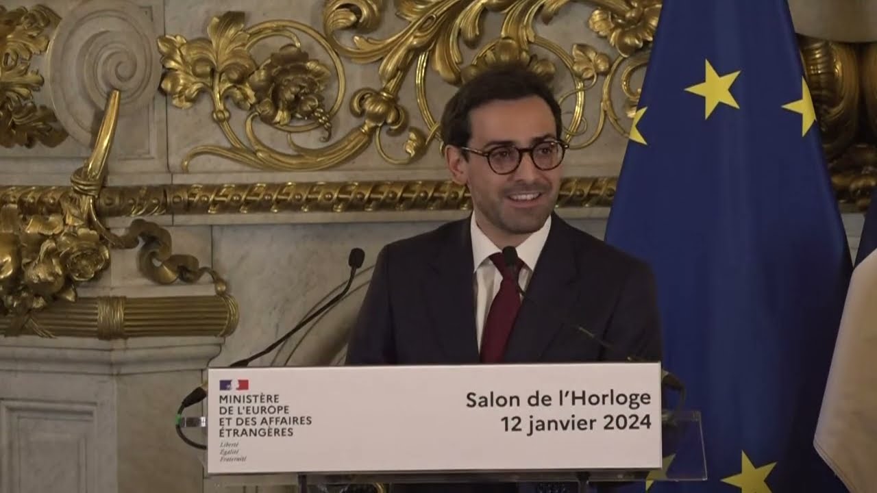 Passation de pouvoir entre Catherine Colonna et Stéphane Séjourné