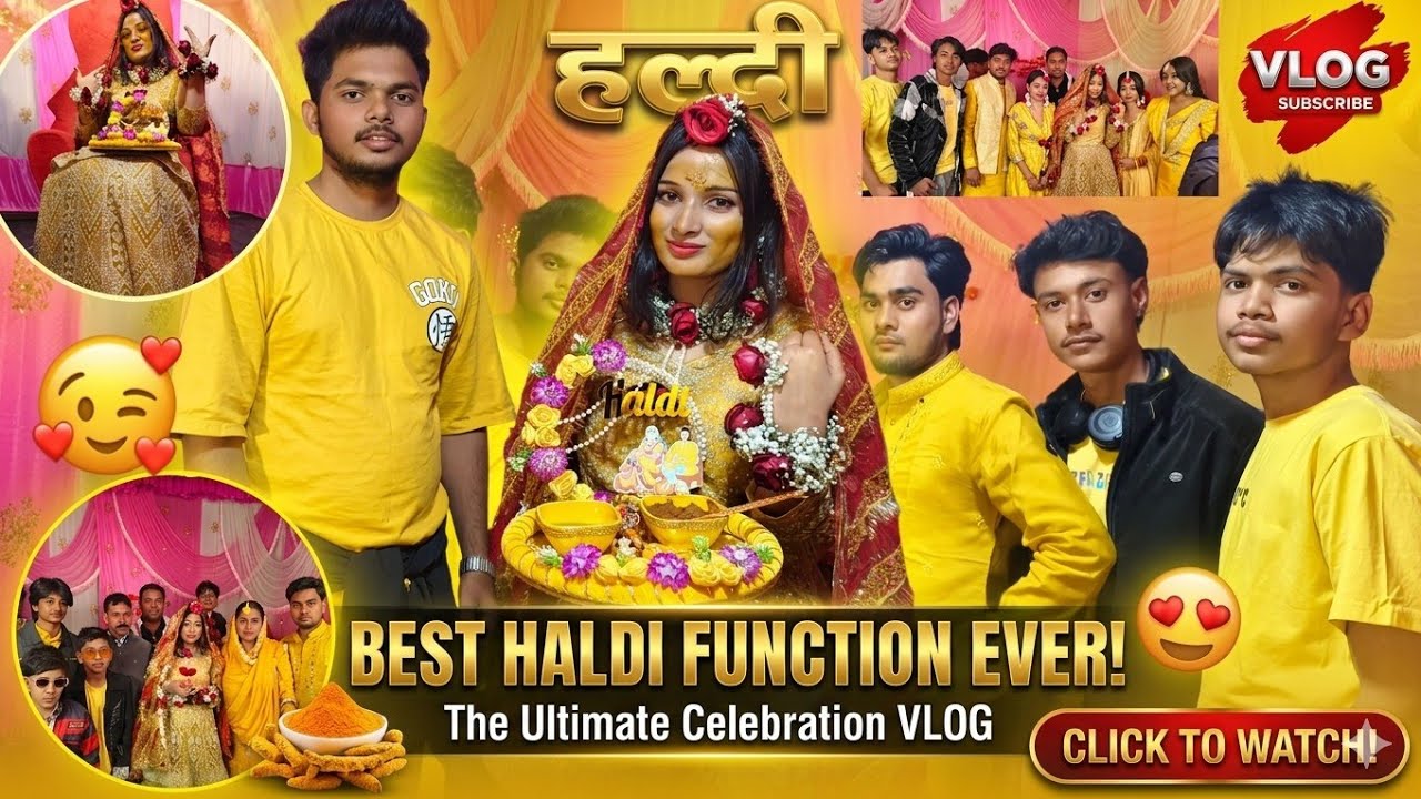 HALDI KA FUNCTION  || MY sister haldi || Alisha ka Haldi || Happy Haldi || Haldi 