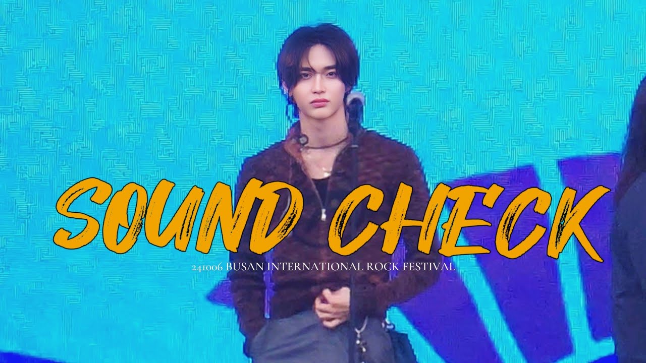 [4K] RIIZE REHEARSAL SOUND CHECK/241006부락페 #BUSANROCKFESTIVAL @삼락생태공원 #라이즈 #RIIZE #원빈 #WONBIN #ウォンビン