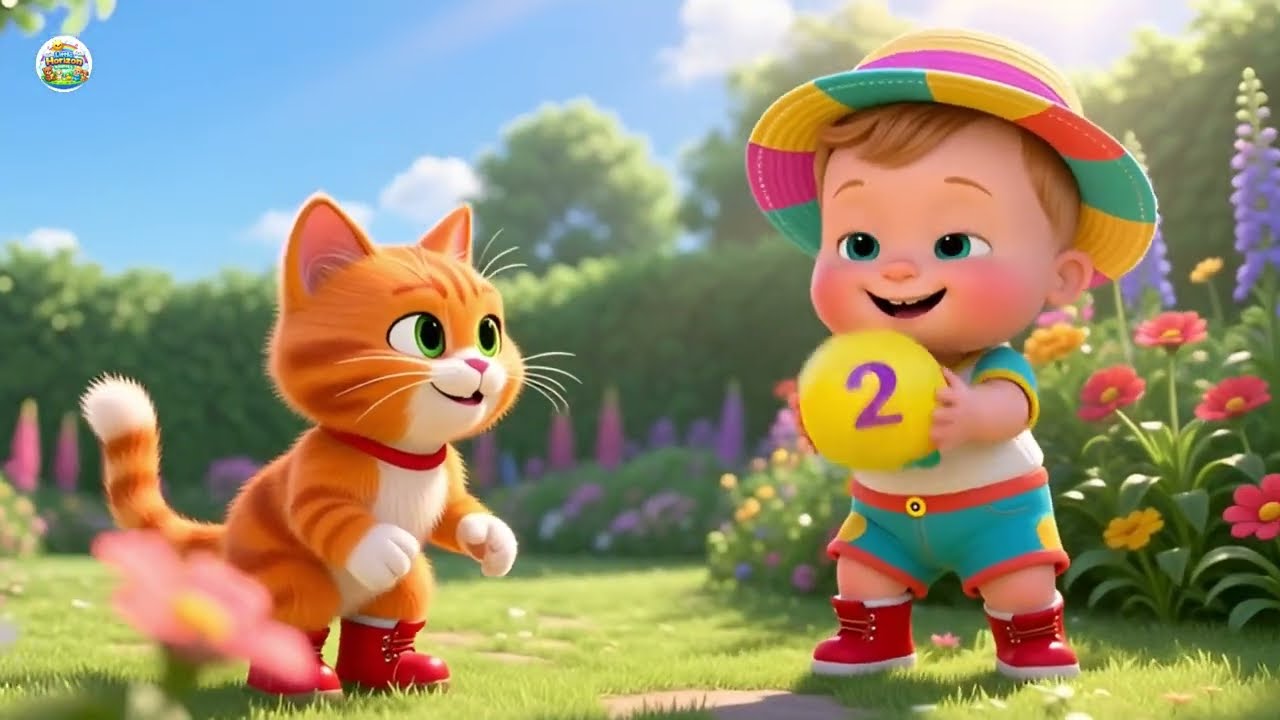 Flower Garden 123 Day 🌸🔢 Fun Counting & Learning Song for Kids | Toddler ABC & Numbers