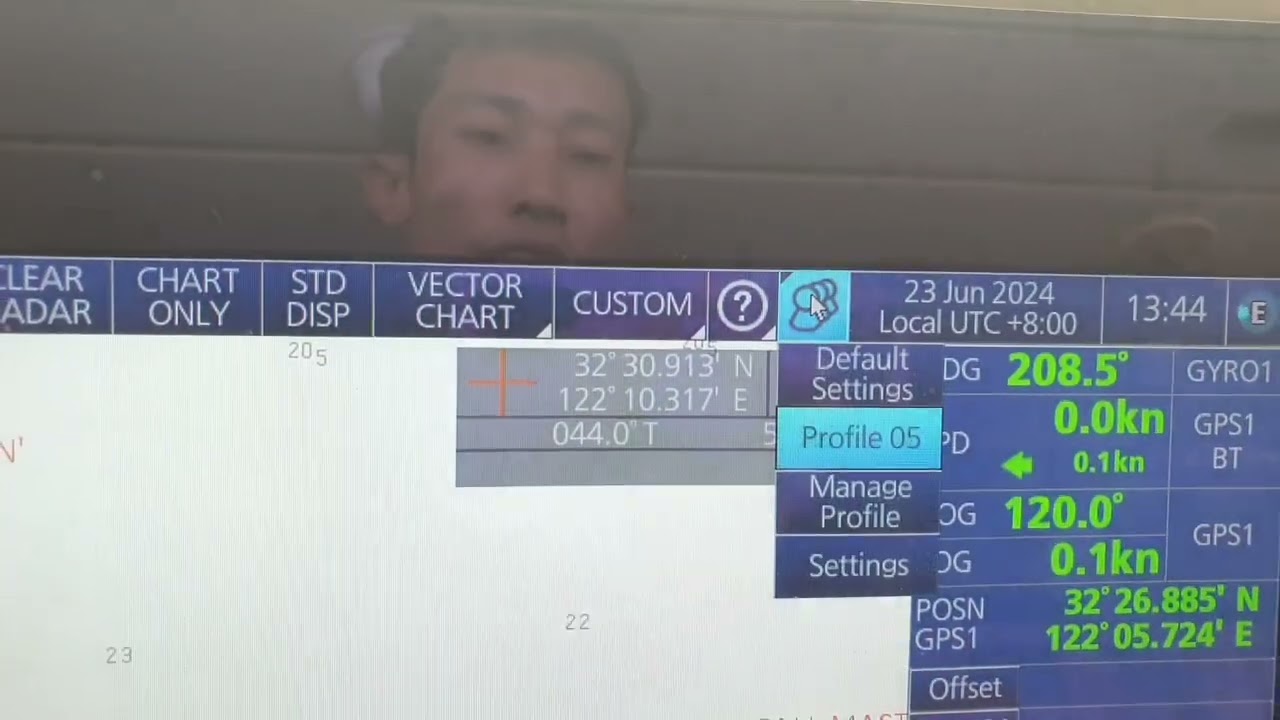How to take screenshot and export in FURUNO ECDIS?