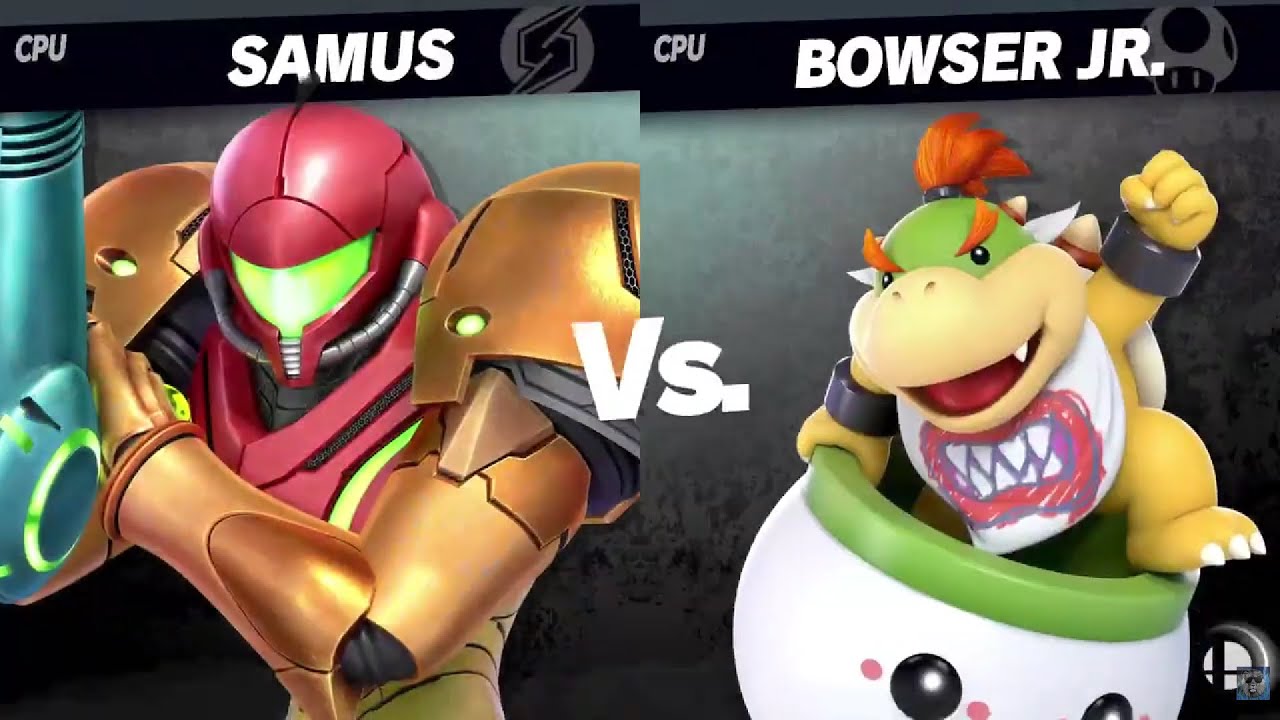 Smash Ultimate EX Samus VS Bowser Jr.