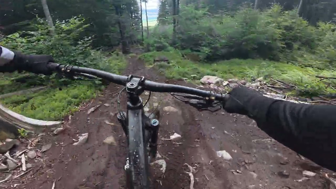 Trailpark Bukovka - Červený enduro trail | 2025 Full wet run