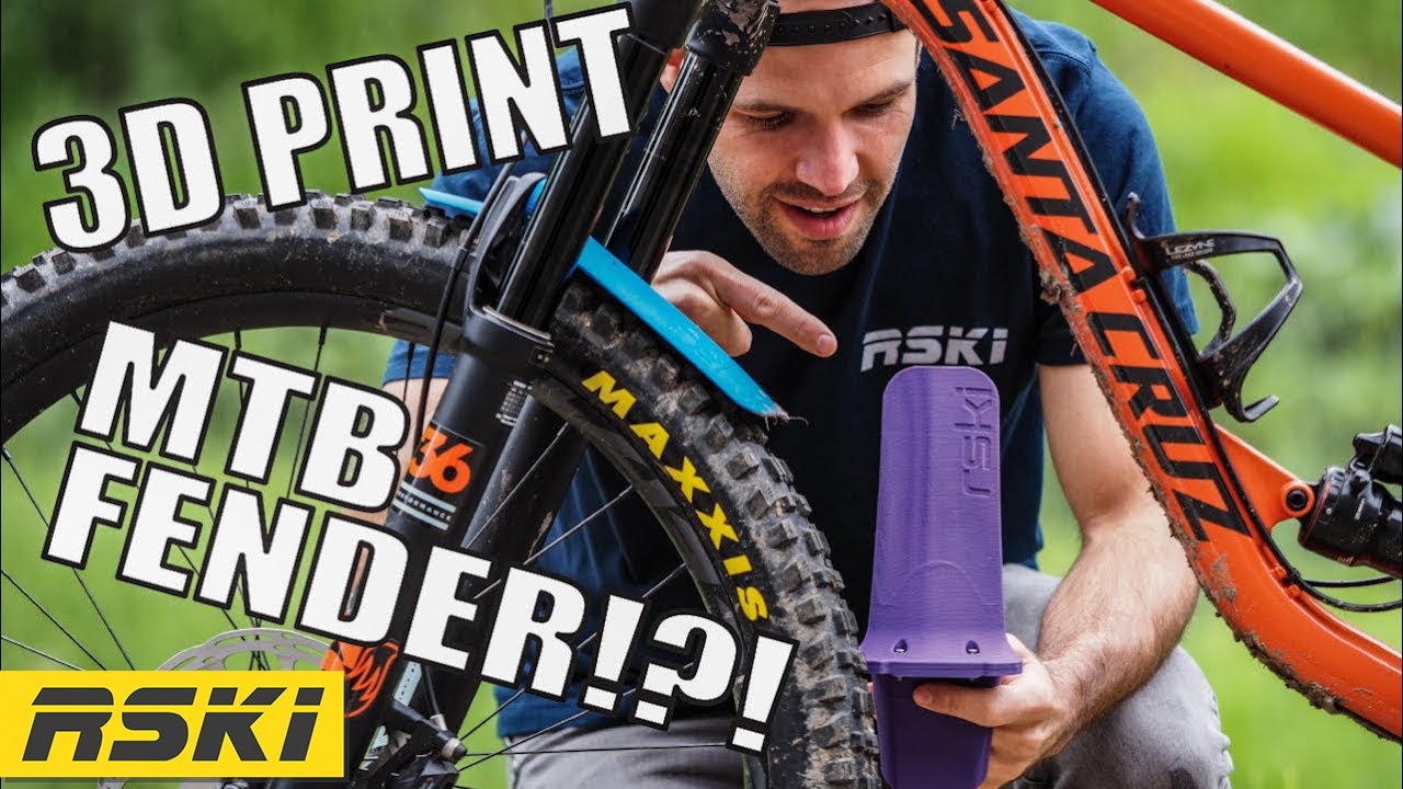 3D printed MTB Fender! Fits 2020 Fox36 not Rockshox