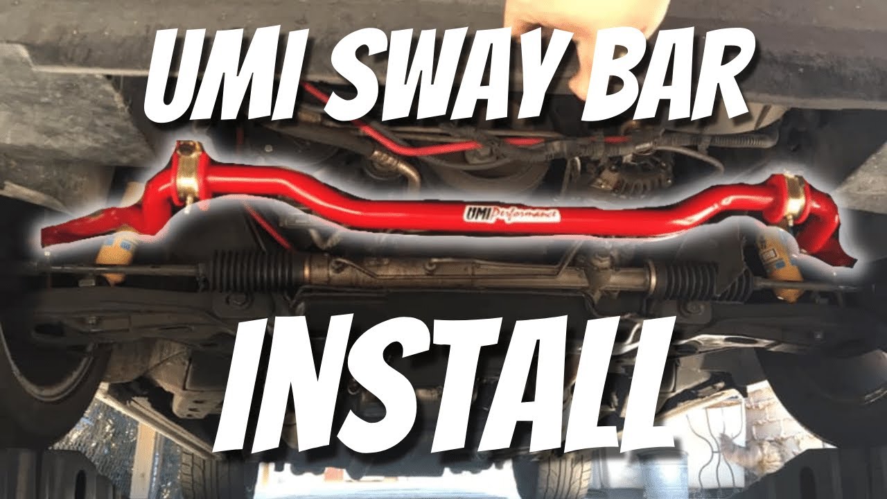 Installing AFTERMARKET Sway Bars On A 99' Camaro!