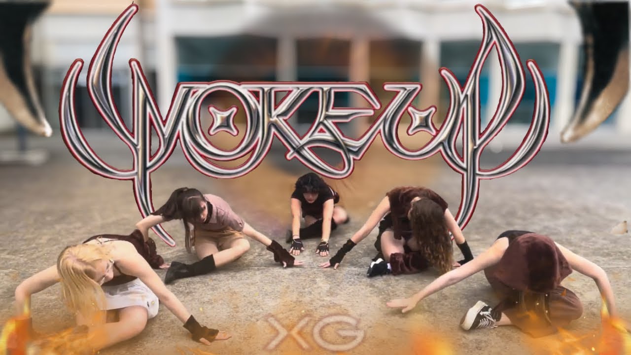 [DANCE COVER IN PUBLIC | ONE TAKE] XG - WOKE UP 🐺🔥(5 members version)| DANCE COVER by @angelhalocrew