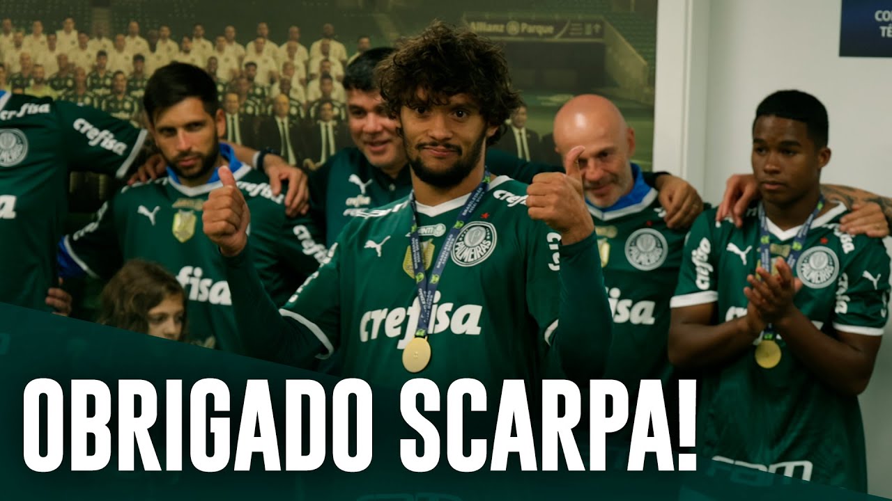 GUSTAVO SCARPA SE DESPEDE DA TORCIDA QUE CANTA E VIBRA
