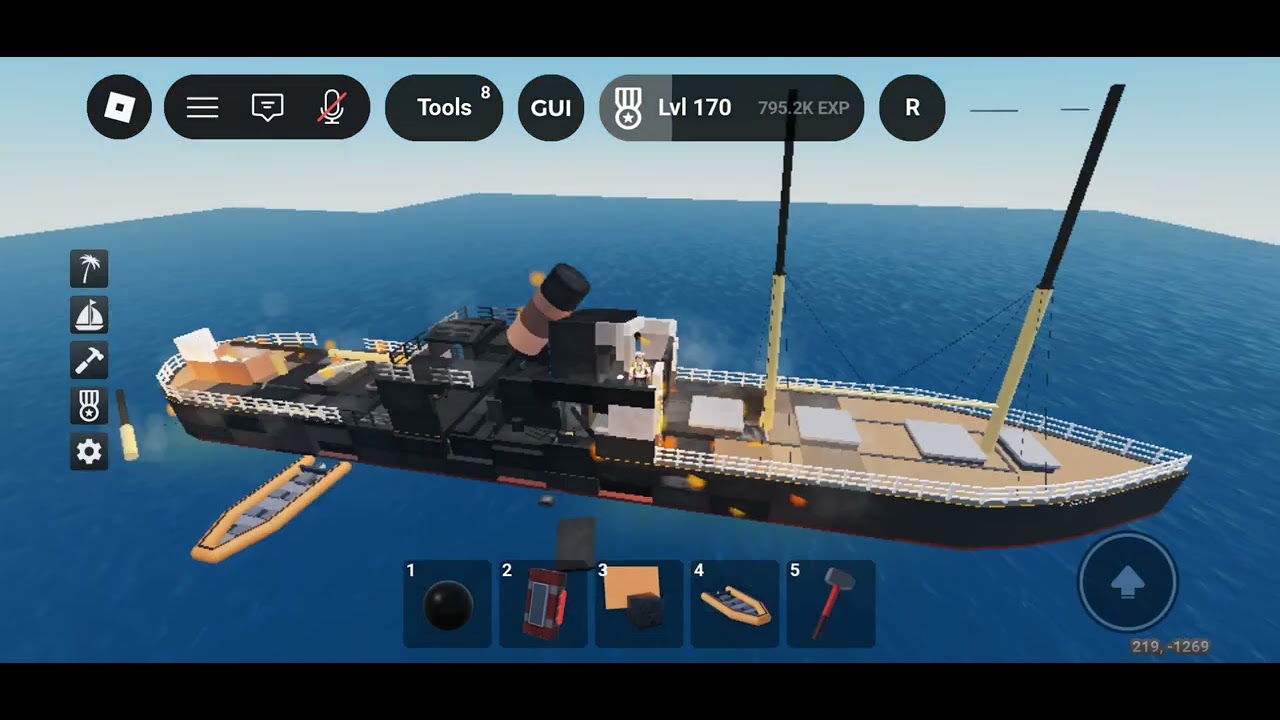 Sail and sink simulator boiler explosion update