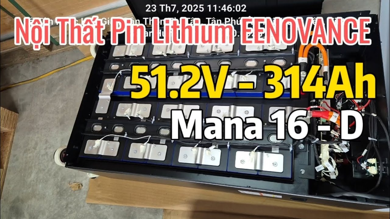 Khám phá nội thất pin EENOVANCE Mana 16-D – Vì sao bền và an toàn?”