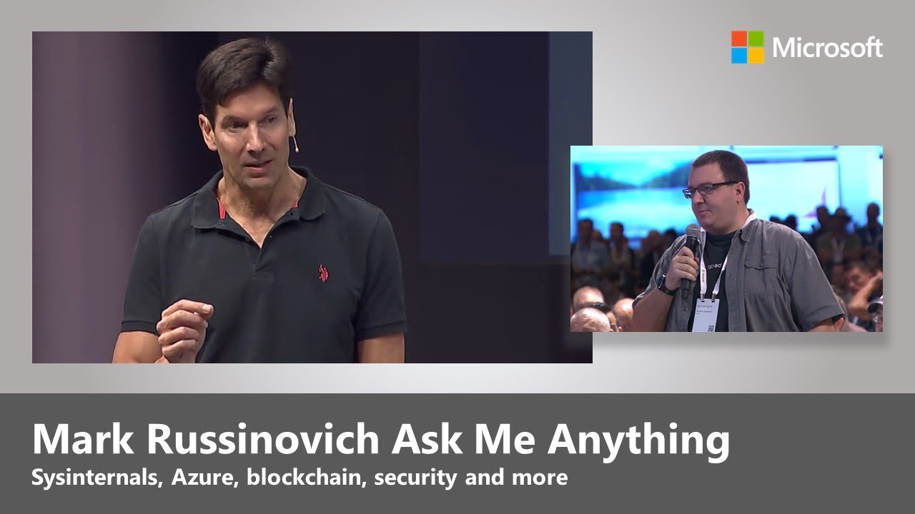 Ask me anything, with Mark Russinovich on cloud, Sysinternals, security, and more