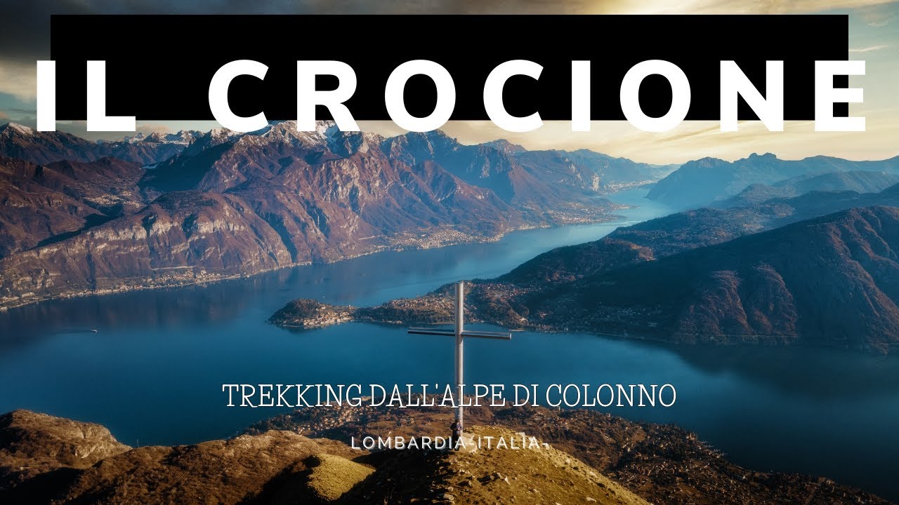 MONTE CROCIONE DALL' ALPE DI COLONNO -- CINEMATIC -- 4K --