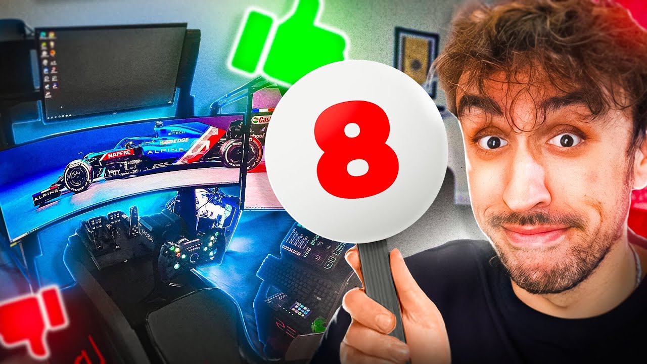 JE NOTE LE SETUP SIMRACING DE MES ABONNÉS