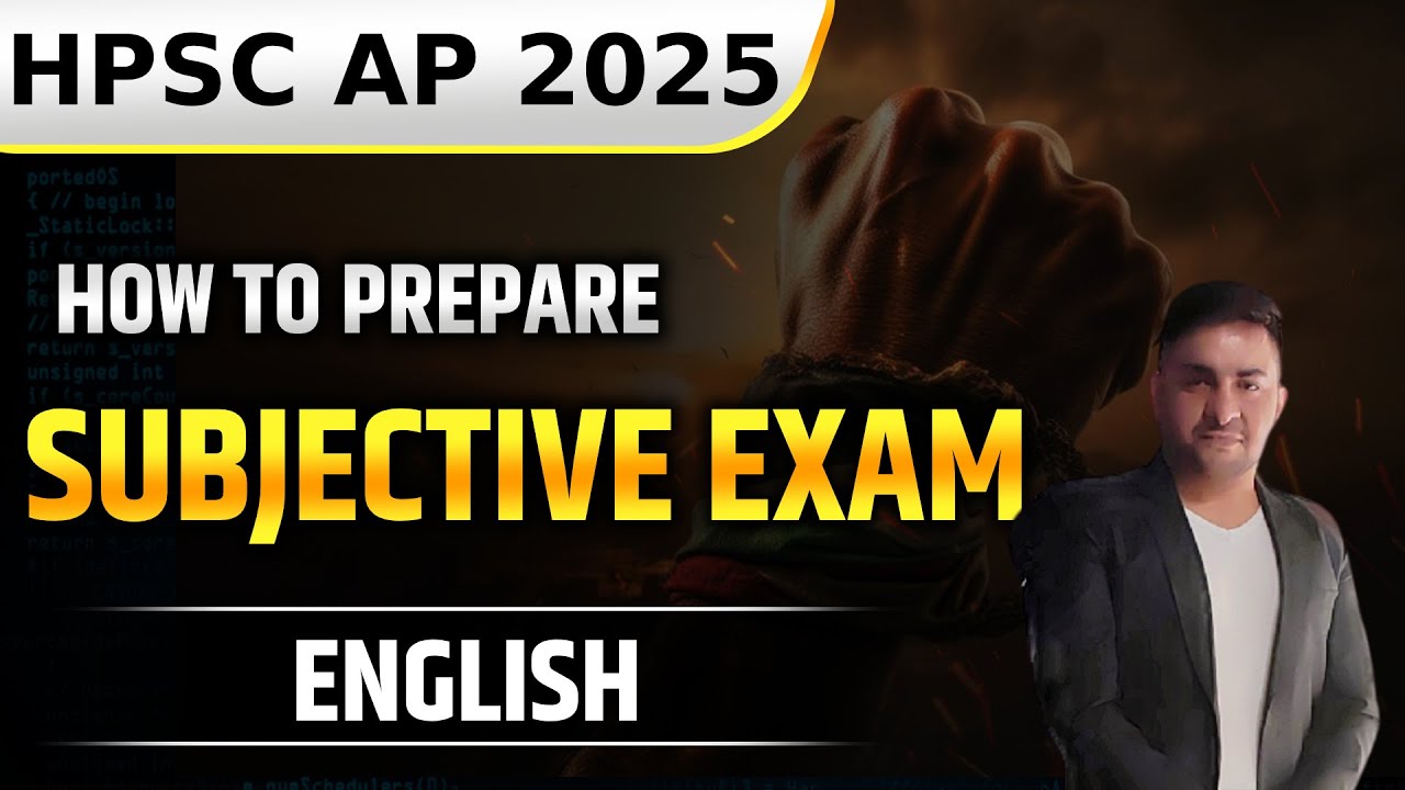 HPSC Assistant Professor Exam (English) – Subjective Paper Preparation Strategy