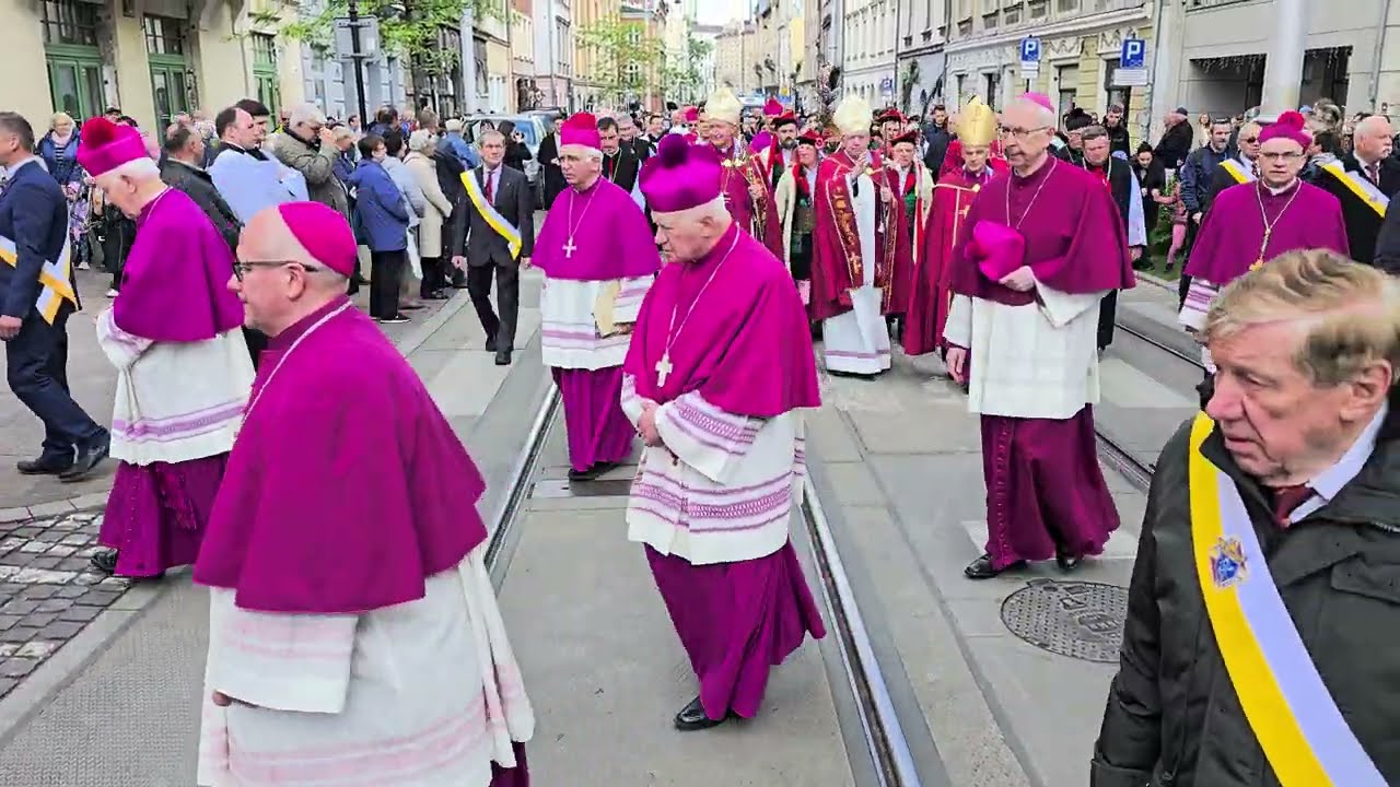 Procesja z Wawelu na Skałkę - Kraków - 11.05.2025 / Krakow catholic procession