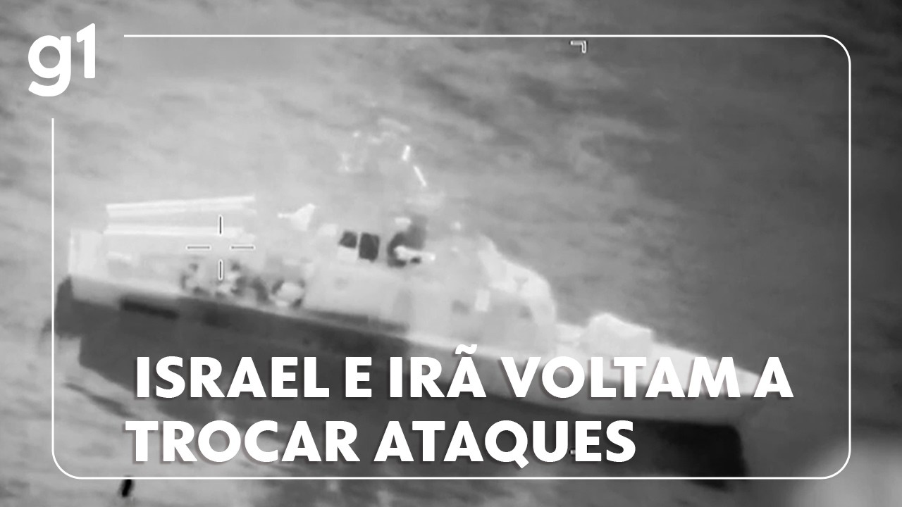 Israel e Irã voltaram a trocar ataques na manhã desta quarta (11)