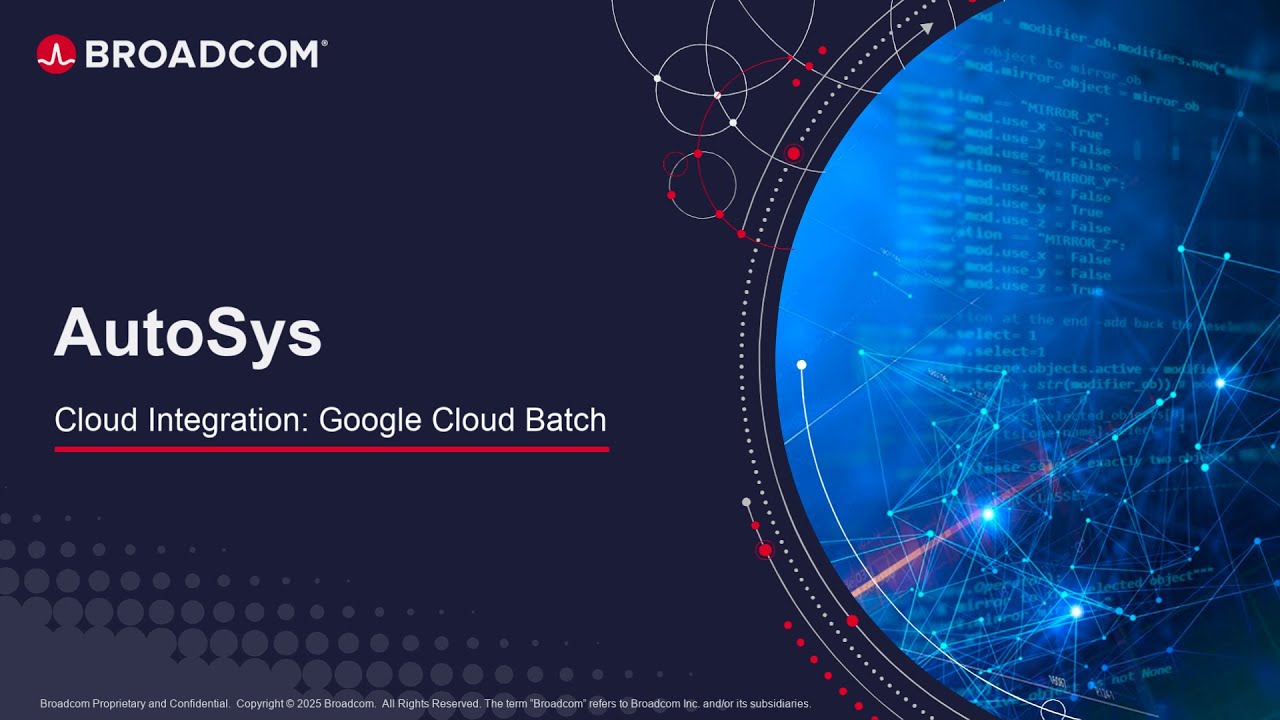 AutoSys Cloud Integration with Google Cloud Batch