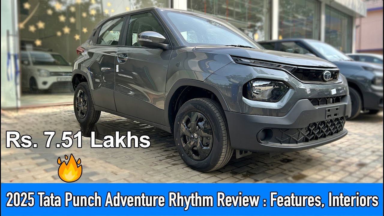 Tata Punch Adventure Rhythm ❤️ | 2025 Tata Punch Real-life Review | Price, New Features, Interiors !
