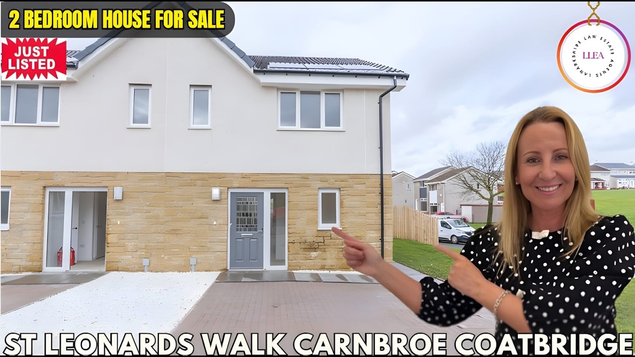 2 Bedroom Semi-Detached House for Sale in Carnbroe, Coatbridge | St Leonards Walk Property Tour