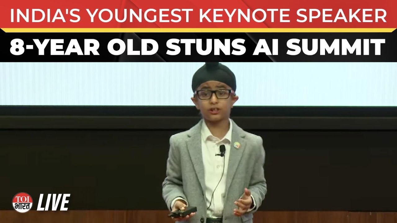 &lsquo;I&rsquo; To The Power Of AI: 8-Yr-Old Ranvir Sachdeva Inspires Aspiring India&rsquo;s Future Rise | AI Summit