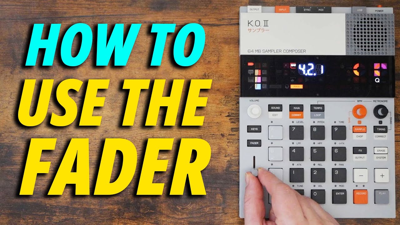 How to Use the KOII Fader (I Finally Learned!)