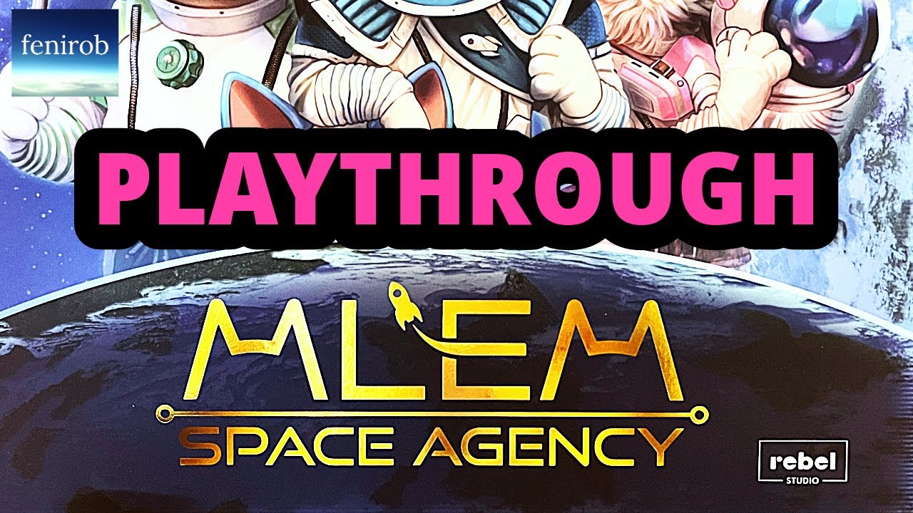 MLEM: Space Agency Board Game | Playthrough (Base Game)