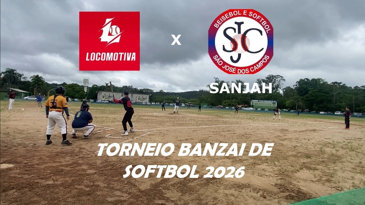 Locomotiva x Sanjah JOGO 1 Torneio Banzai Softbol 2026 - Arujá SP