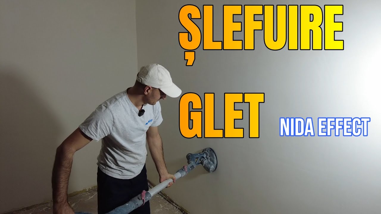 Finisaj impecabil, șlefuire ușoară – test practic cu Nida Effect @Siniat Romania by Etex