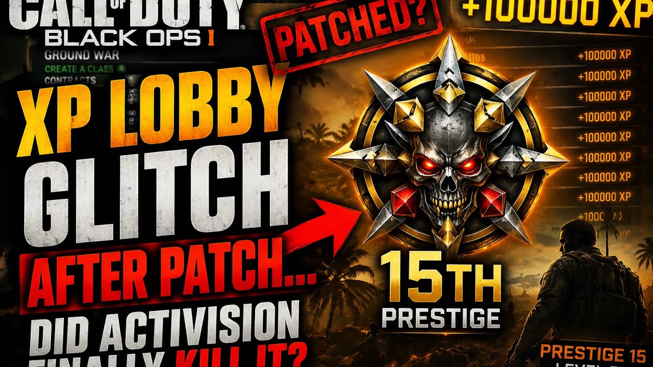     😱 The BO1 XP Glitch Survived the Patch&hellip; Here&rsquo;s What Happened