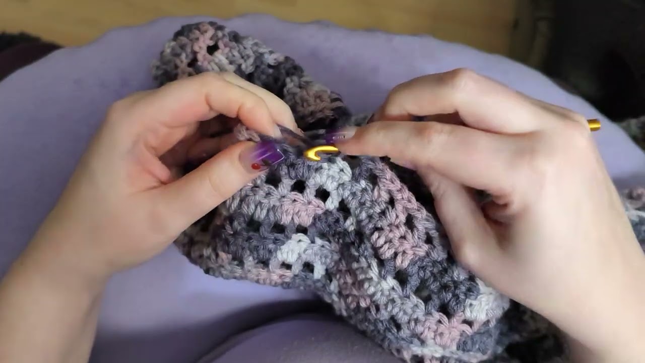 Relaxing crochet with me- Ava poncho -part 4