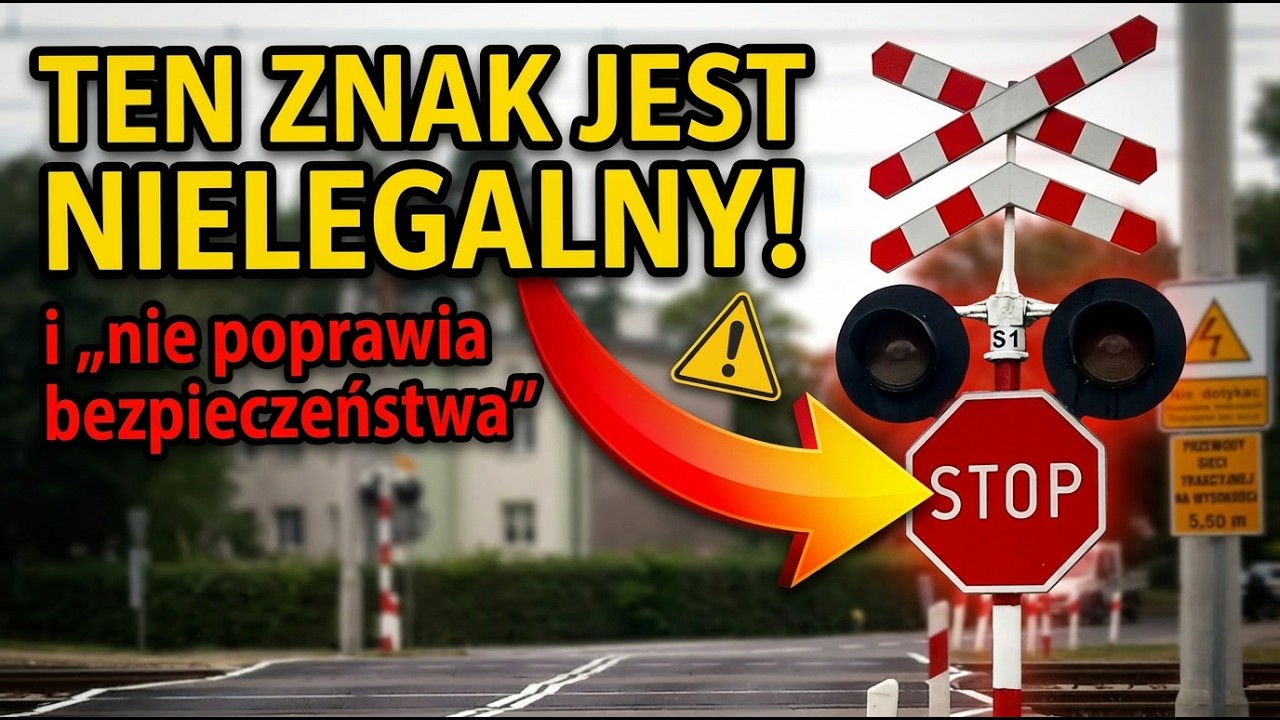 Czy znaki STOP na strzeżonych przejazdach kolejowych mają sens? Przepisy ich nie przewidują…