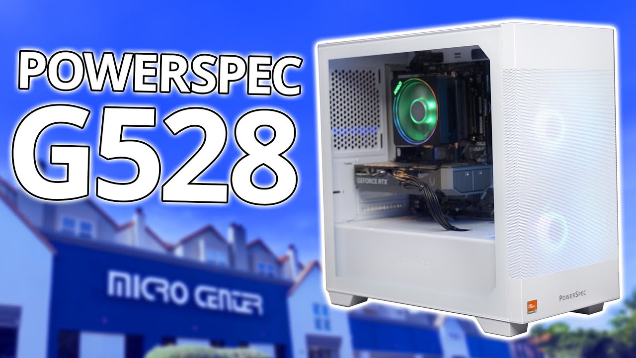 Игровой ПК PowerSpec G528 в сборе с гарантией Micro Center.