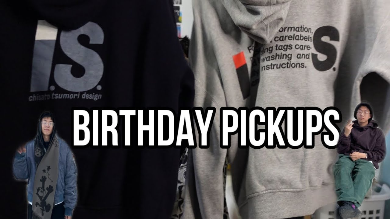 Birthday Pickups (Undercover, Issey Miyake, Human Made, Blackmeans, Stussy, thisisneverthat)