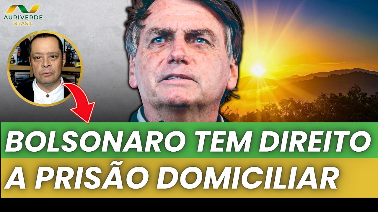 Jair Bolsonaro tem direito a prisão domiciliar | Análise de Jorge Serrão