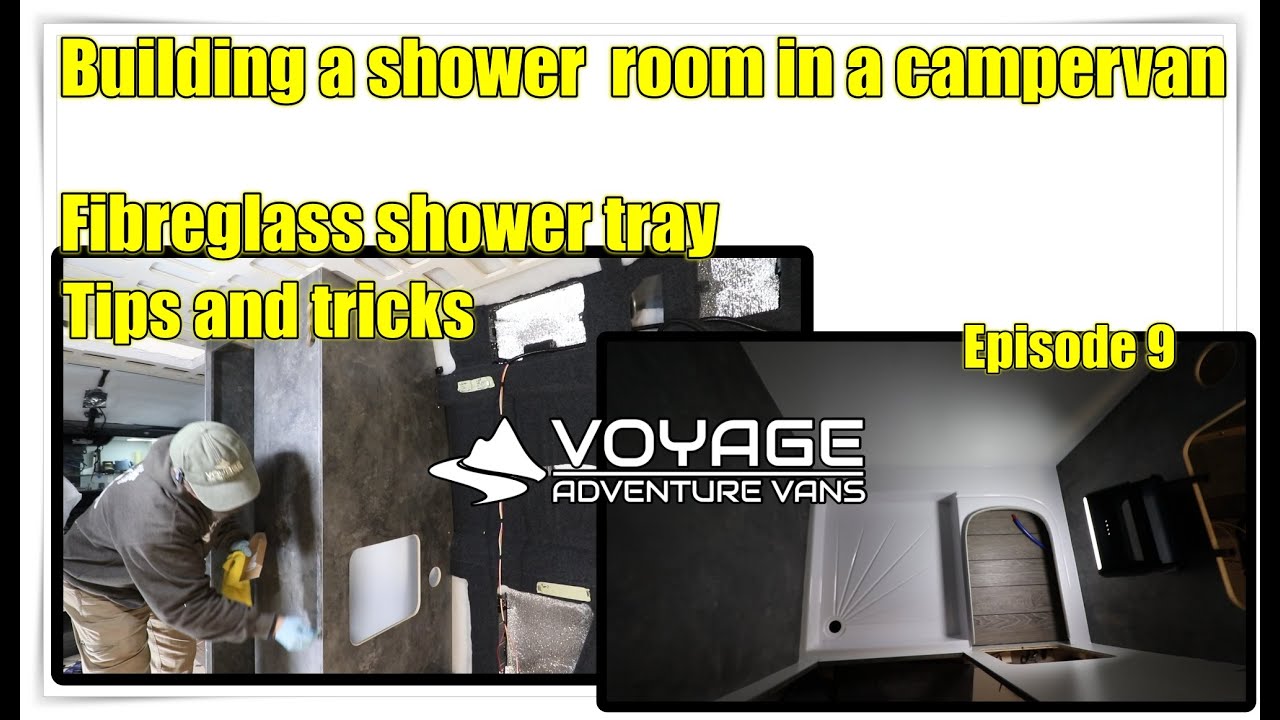 Fitting a shower and Toilet Room in a Campervan - Vanlife Dreams Made Reality - Pro Build  Episode 9