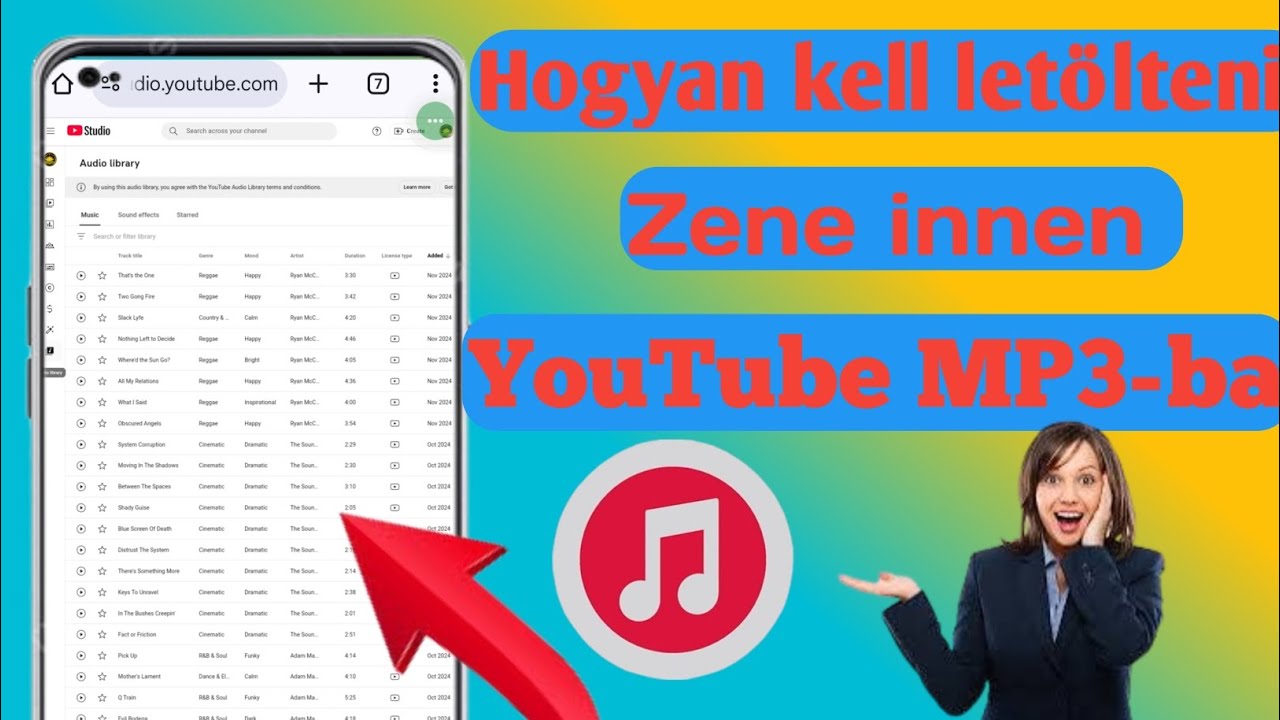 Hogyan t&ouml;lts&uuml;nk le zen&eacute;t a YouTube-r&oacute;l MP3-ra