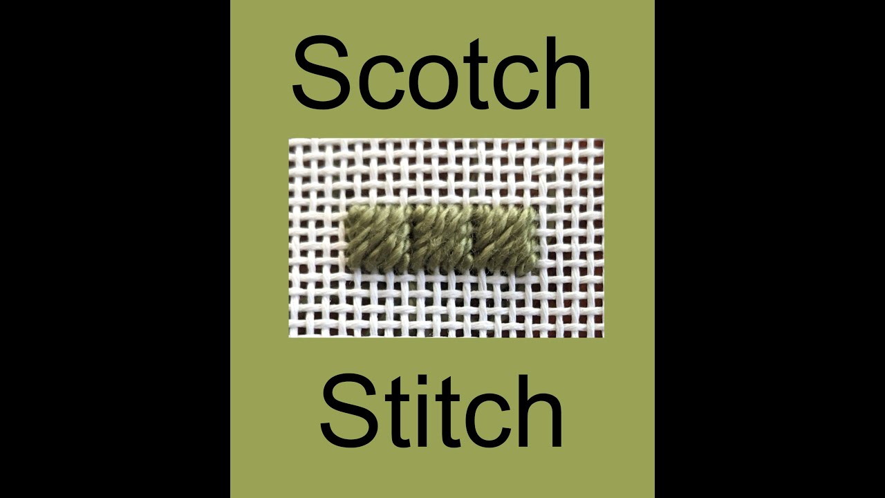 Scotch Needlepoint Stitch