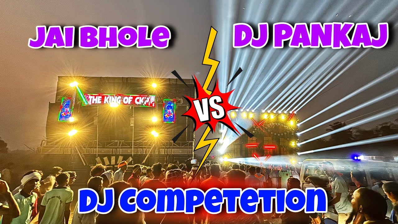 Dj Pankaj Vs Jai Bhole Dj 🔥| Face To Face Dj Competetion🔥Motto Mela मैं किया खेल ख़त्म |