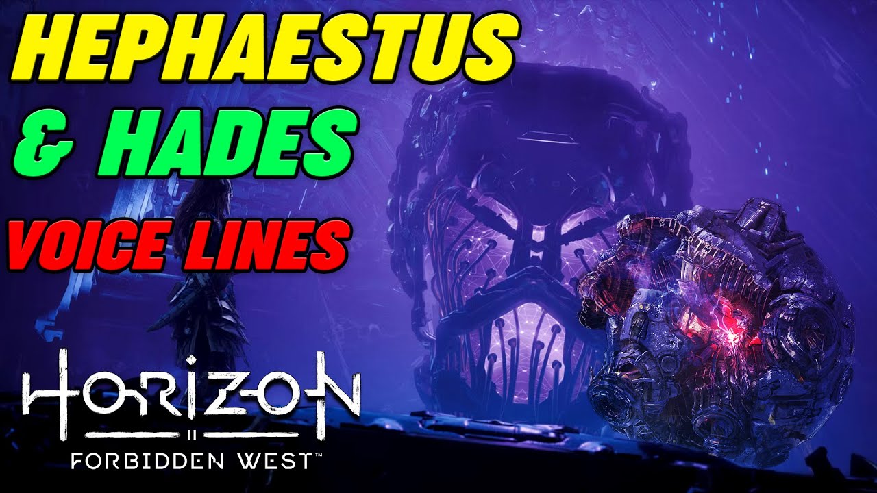 Horizon Forbidden West: HEPHAESTUS & Hades Voice Lines