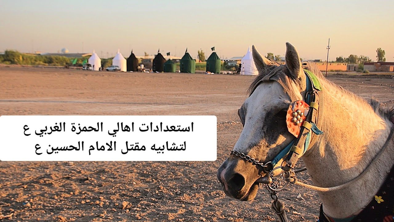 استعدادات اهالي الحمزة الغربي ع  لتشابيه مقتل الامام الحسين عليه السلام جنوب محافظة بابل