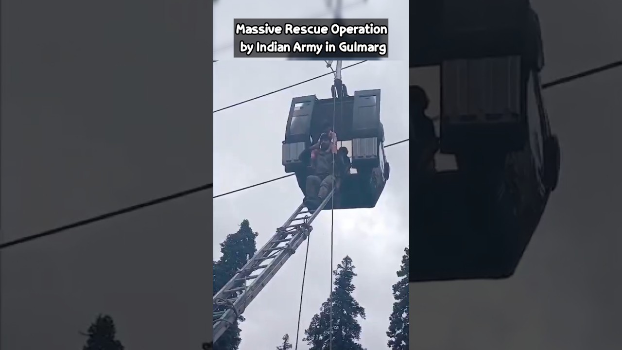 Massive Rescue Operation by Indian Army in Gulmarg! #indianarmy#defencenews#defence#bsf#aircraft#war