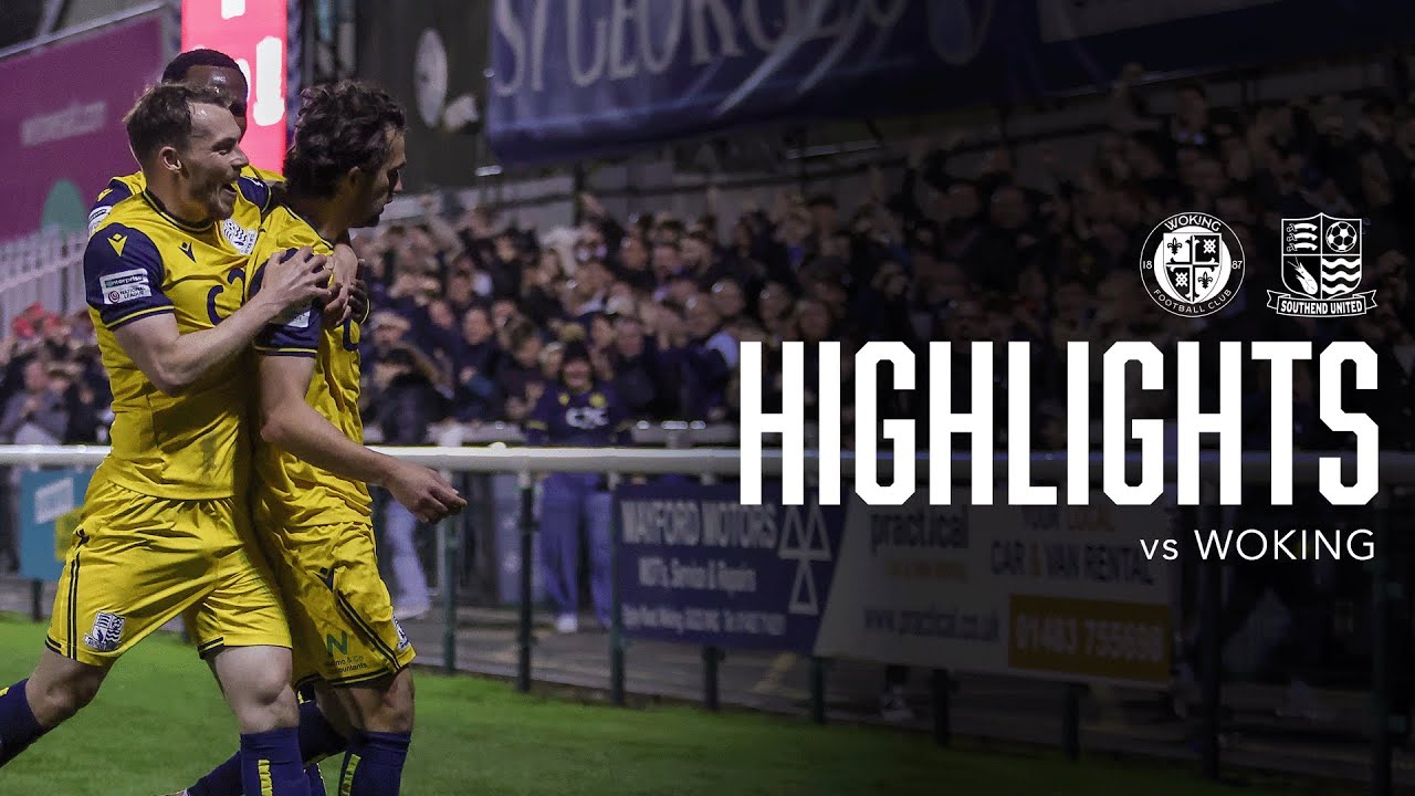 Highlights: Woking 1-1 Southend United