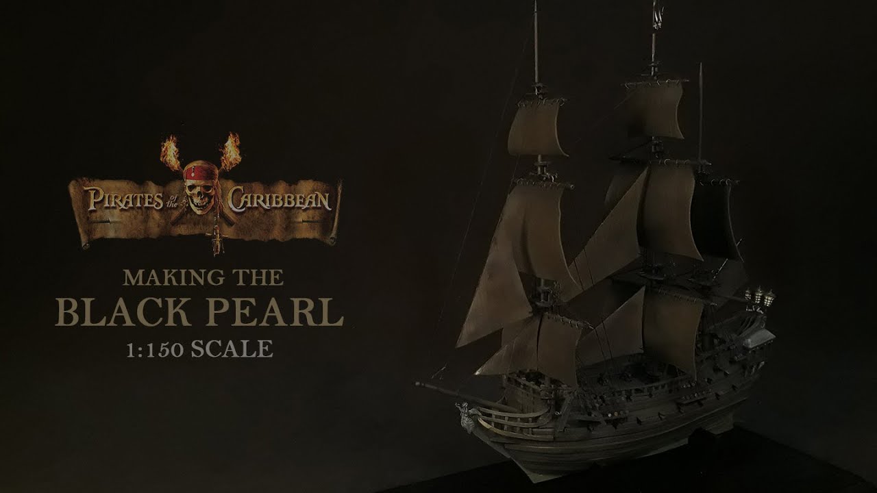 How to make THE BLACK PEARL from Pirates of the Caribbean | 1:150 scale scratch built replica