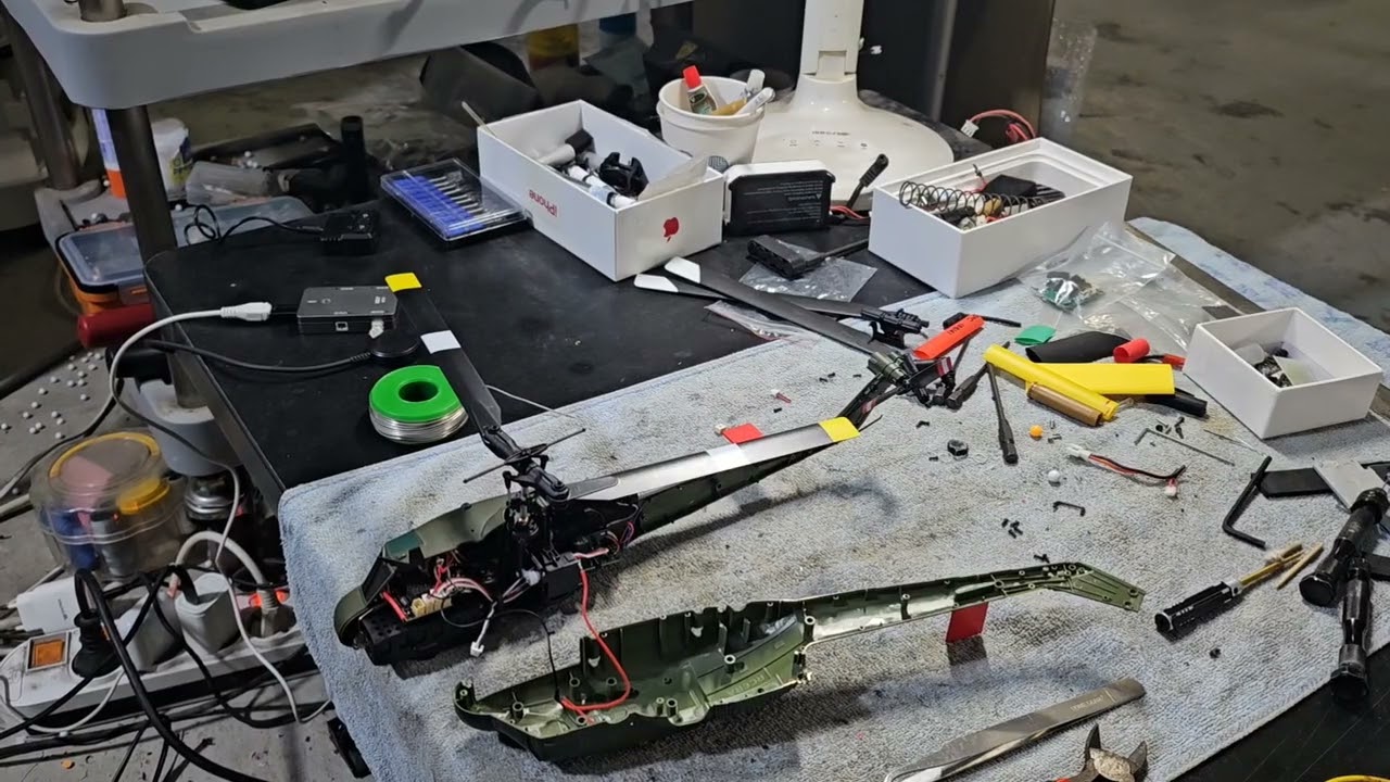 RC헬기 RCERA C032 1/48 UH-1휴이 전조등HeadLight Upgrade