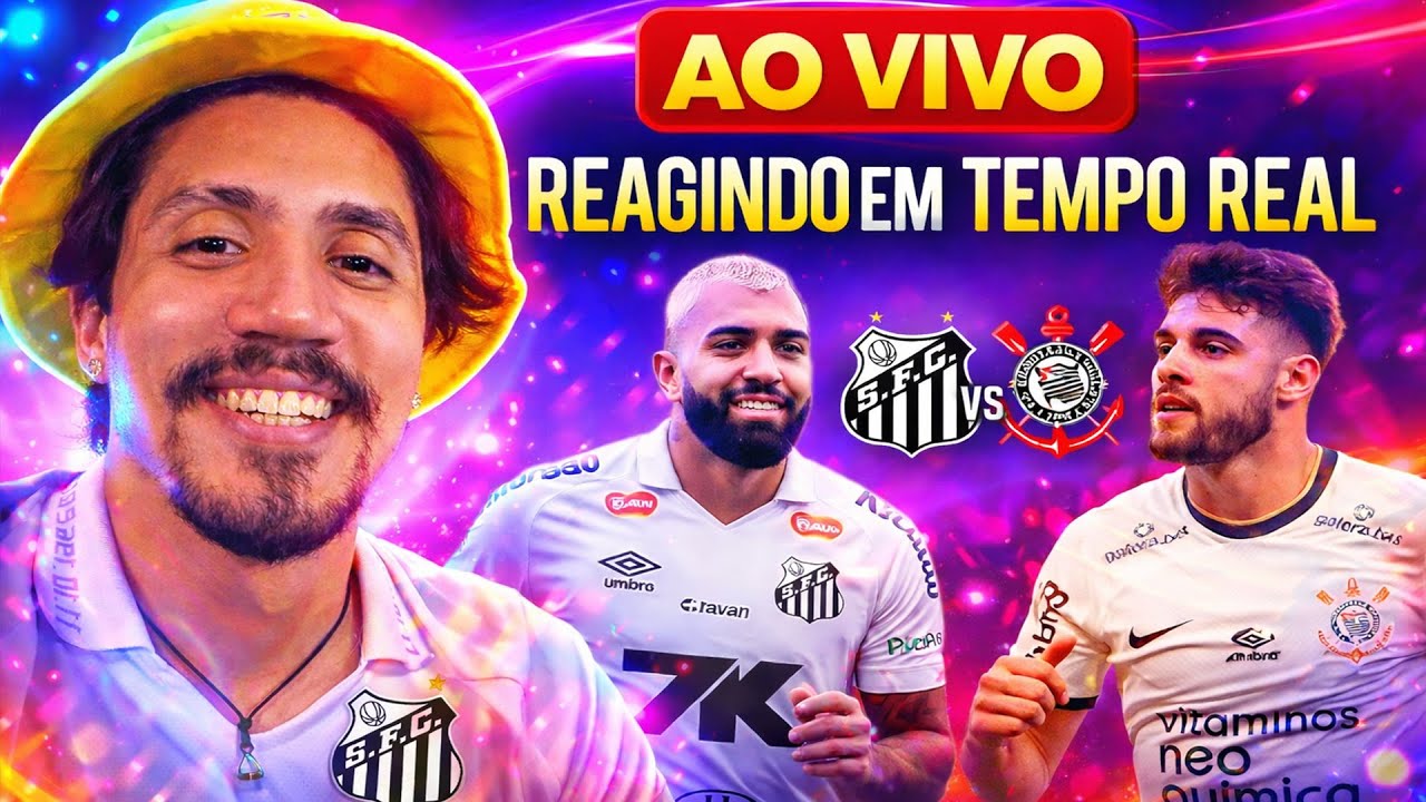 🔴AO VIVO 🔴 REACT SANTOS X CORINTHIANS