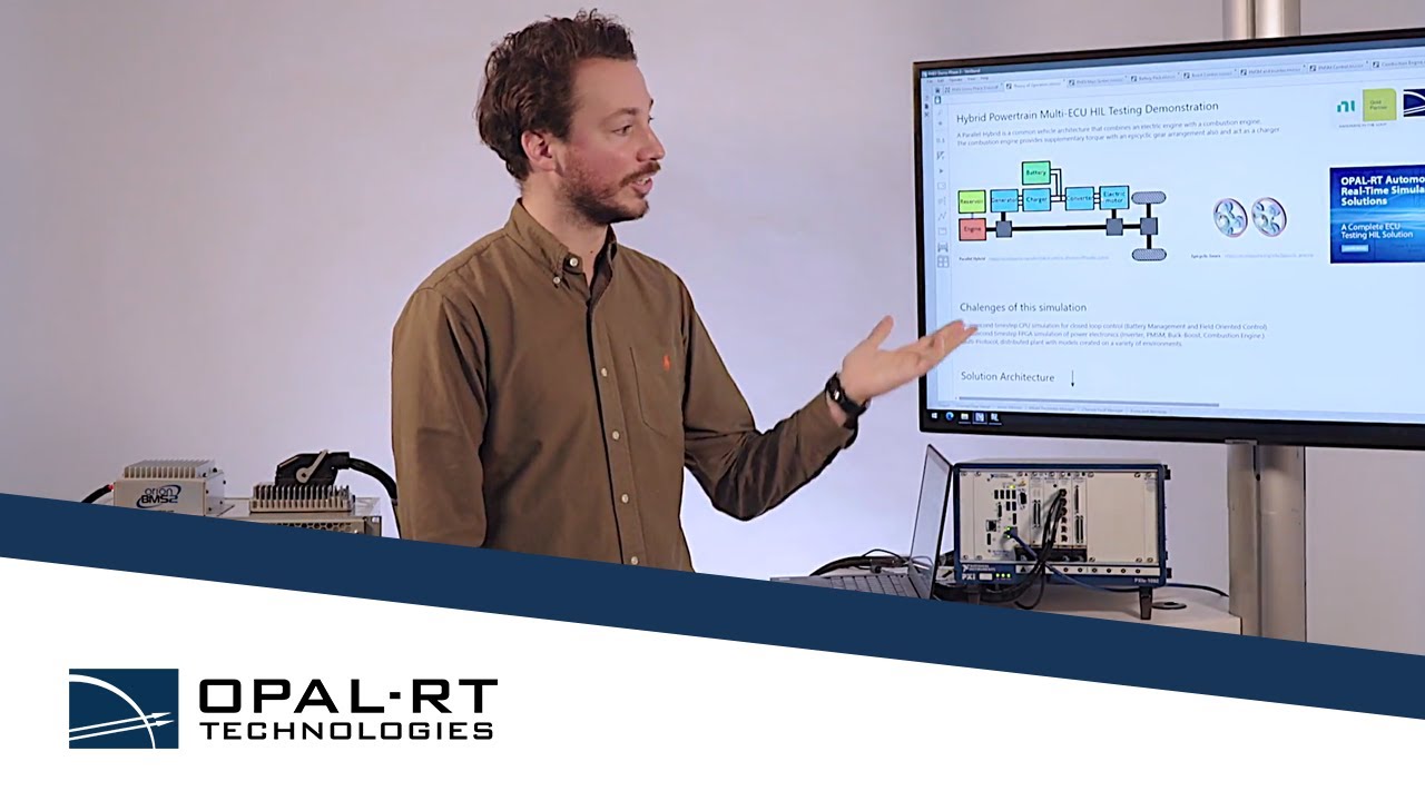 Demo - Hybrid Powertrain Multi ECU HIL Testing
