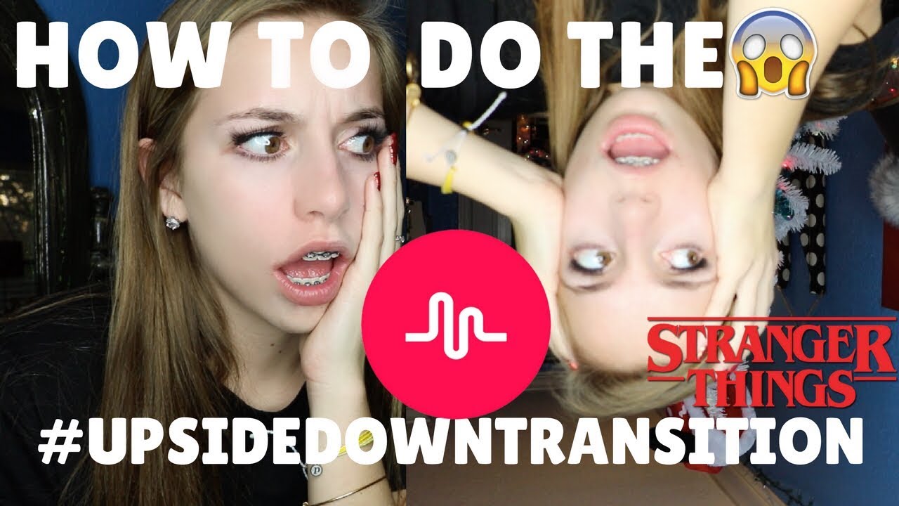 How to do the #UpsideDownTransition on Musical.ly!