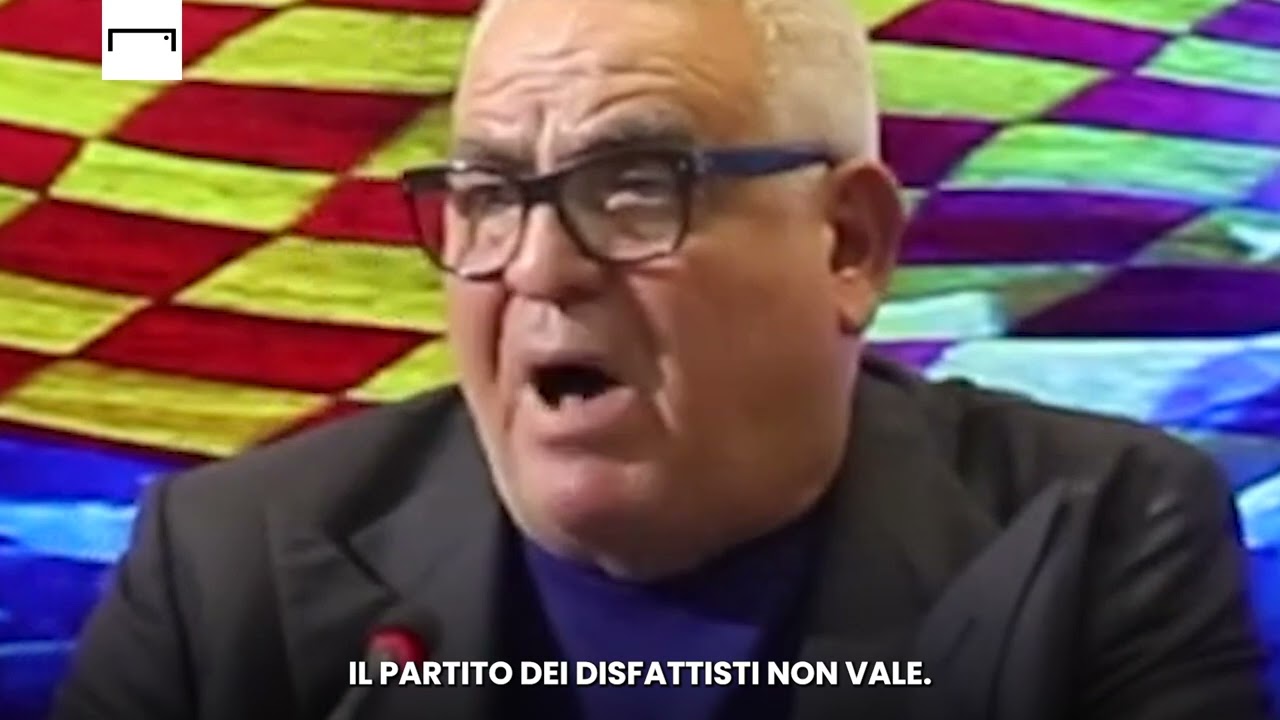 Corvino show in conferenza: "Mangia le polpette, i pasticciotti"