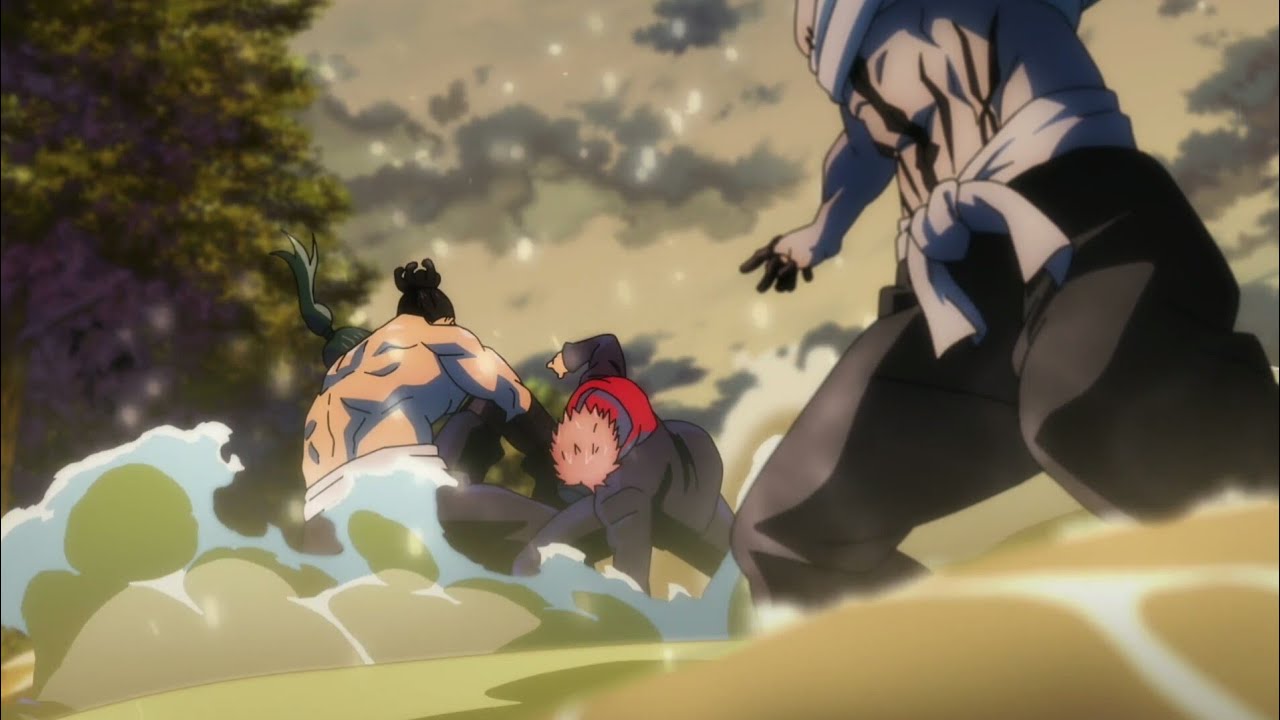 Itadori Yuji and Todou Epic Entrance to Save Maki, Jujutsu Kaisen